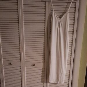 Elegant White Midi Dress